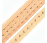 1 Yard 3 File Reggiseno Estensione Gancio per Intimo Nastro con Fibbia Posteriore Corsetto Estensione Cinturino Nastro Fascia Accessori per Cucito Fai da Te-Skin-1Yard