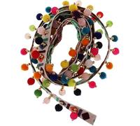 1 Yard Rainbow Tassel Fringe Trim Ribbon For Sewing