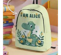 1 Zaino personalizzato con nome stampato, design unico personalizzato, ottimo per bambini e adolescenti, consente di stampare il proprio nome o regalarlo a fratelli/compagni di classe Poliestere