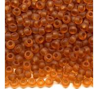 10/0 10070 Matte Vetro ceco Seed Beads Rocailles Trasparente Giallo Marrone Opaco. Confezione 900 pz. Peso 10 Grammi. Dimensione delle Perle 2,3 mm. per Beading, Ricamo e Realizzazione di Gioielli.