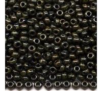 10/0 29980 Сzech Perline in vetro Rocailles - Travertin nero. Confezione 2250 pezzi. Peso 25 grammi. Dimensioni delle perline 2,3 mm. per perline, ricamo e creazione di gioielli.