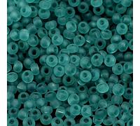 10/0 60210 Perline in vetro ceco opaco Rocailles Trasparente Blu Opaco. Confezione da 900 pezzi. Peso 10 grammi. Dimensioni delle perle: 2,3 mm. per perline, ricami e creazione di gioielli.