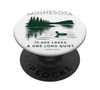 10.000 laghi e un'avventura tranquilla in Minnesota PopSockets PopGrip Adesivo