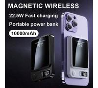 10.000 millimetri di caricabatterie portatile con funzione di movimento, 22,5 con PD20W è quasi sempre compatibile con 15/14-13-13/12 (USB/Type C), con display LED, adatto per uso all'aperto e aliment