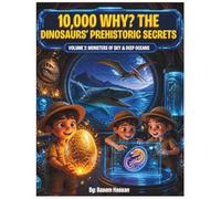 10,000 WHY? THE DINOSAURS' PREHISTORIC SECRETS: Volume 2: Monsters of Sky and Deep Oceans! The Ultimate Fact Book About Mosasaurus Jaws, Giant ... Sea Titans to Turn Smart Kids Into Geniuses!