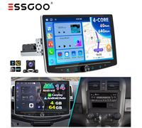 10.1" 4G+64G Android 14 Carplay NAVI GPS 1 DIN Autoradio Schermo girevole a 360°