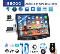 10.1" 4G+64G Android14 Apple Carplay NAVI GPS Autoradio 1 DIN 360° Rotate Screen