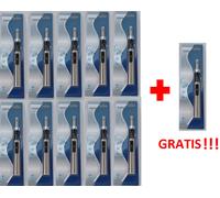 10+1 ACCENDINI ACCENDIGAS RICARICABILI ALLUNGABILI IN ALLUMINIO CON REGOLAFIAMMA