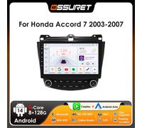 10.1 pollici 2 Din Android 13 8G RAM 128G ROM autoradio lettore multimediale per Honda ACCORD 7 P1L(4Core 1G 16G)
