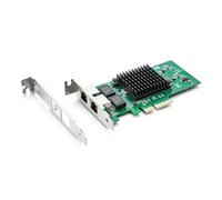 10/100/1000Mbps Gigabit Ethernet Converged Network Adapter (NIC) with Intel 82576 Chip | Ethernet PCI Express Network Card | Dual RJ45 Copper Ports | PCI Express 2.0 X4 | Compare to Intel E1G42ET