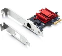 10/100/1000Mbps Gigabit Ethernet PCI Express NIC Netzwerkkarte| mit I210 Chip| Ethernet Server Converged Network Adapter| Single RJ45 Port| PCI Express 2.1 X1| Compare to I210-T1, 2 Pack