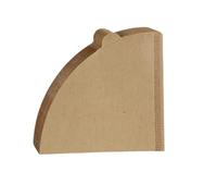 10-100 pezzi di filtro a cono in polpa di legno a forma di V for versare 2-4 tazze(Brown 40PCS)