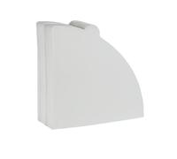 10-100 pezzi di filtro a cono in polpa di legno a forma di V for versare 2-4 tazze(White 100PCS)