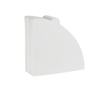10-100 pezzi di filtro a cono in polpa di legno a forma di V for versare 2-4 tazze(White 40PCS)