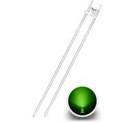 10-100 pezzi diodi LED, 5mm/3mm, forma rotonda/piatta, lente trasparente, vari colori a scelta elpohl® diodi LED, Leds (10, verde, 3mm)