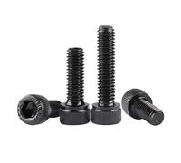 10-100 pezzi livello 12.9 Vite in acciaio al carbonio M1.4 - M4 M5 M6 M8 M10 Bulloni a testa cilindrica con esagono incassato esagonale(65mm,M3 (10pcs))