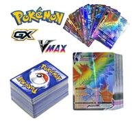 10-100 pezzi nuovo inglese francese spagnolo tedesco italiano portoghese carte Pokemon Vmax GX gioco carta da battaglia collezione di carte giocattoli regali