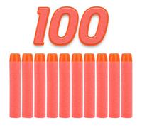 10 - 1000 Soft Ricarica, Frecce Elite Clip per bambini NERF N-Strike giocattolo, colore: rosso, quantità: 100