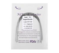 10-1000pc Fili dentali ad arco rettangolari NiTi super elastici nature 1-100pack