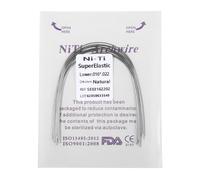 10-1000pc Fili dentali ad arco rettangolari NiTi super elastici nature 1-100pack