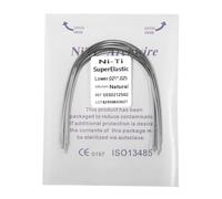 10-1000pc Fili dentali ad arco rettangolari NiTi super elastici nature 1-100pack
