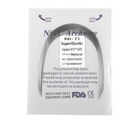 10-1000pc Fili dentali ad arco rettangolari NiTi super elastici nature 1-100pack