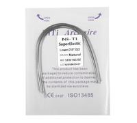 10-1000pc Fili dentali ad arco rettangolari NiTi super elastici nature 1-100pack