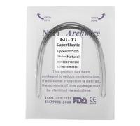 10-1000pc Fili dentali ad arco rettangolari NiTi super elastici nature 1-100pack