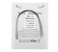 10-1000pc Fili dentali ad arco rettangolari NiTi super elastici nature 1-100pack