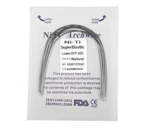 10-1000pc Fili dentali ad arco rettangolari NiTi super elastici nature 1-100pack