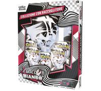 10-10039-110 POKEMON FUOCO BIANCO COLLEZIONE CON RACCOGLITORE