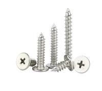 10/100pc M2 .5 M3 M4 M5 M6 304 In Acciaio Inox Ultrasottile Croce Ultra Sottile Basso Piatto Wafer Testa Autofilettanti Vite For Legno(X8mm,M2.3 100PCS)