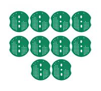 10/100pcs Chiodi a terra a forma di U Pastiglie Giardino Paesaggio Guarnizione di graffetta Spilli Pad Rondelle tampone for prati all'aperto Barriera Chiodo fisso(Add Pier Extension red,20pcs)