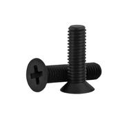 10-100pcs M2/M2.5/M3/M4/M5/M6/M8 Viti isolate con testa incassata a fessura incrociata tipo-KM in nylon, M2x8mm