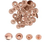 10-100pcs MOLLA A S Metallo Bottoni Automatici Rotondo Cucito Crafts Borse Tappi