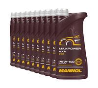 15x1 Litro Originale MANNOL Trasmissione Maxpower 4x4 75W-140 Api Gl 5 Ls Gear