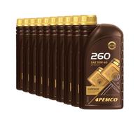 10 (10x1) Litri PEMCO SAE 10W-40 iDrive 260 Olio Motore Classic