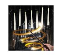 10/12/20pcs Magic Floating LED Candle Remote Control Flameless Electric Candles, Perfect for Parties Christams Halloween Decorations