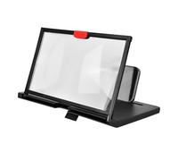 10 "/ 12" Lente di ingrandimento Per Film Videogiochi Telefono Amplificatore Dello Schermo Del Basamento Del Proiettore Schermo Ingranditore Stand