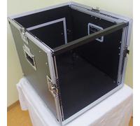 10/12U Universale Flight Case ECO DJ Workstation L-Rack Valigia Transporto Mixer