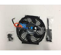 10" 12V 10 inch 12 V Thermo Radiator Cooling Fan & Mounting Kits CURVED BLADE