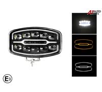 10 " 12V 24V Ovale Full LED Work Luce Barra X1 Pois Tetto Guida Camion Trattore