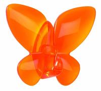 10,13945 Spirella Gancio Mariposa, Trasparente Viola/Arancio