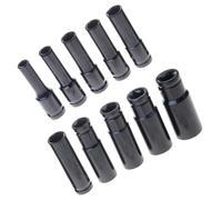 10/13Pcs Efficiente 1/2" Drive Impatti Socket 6 punti per un efficiente serraggio vite Automotive e riparazione mobili Precisioni Esagonale Socket