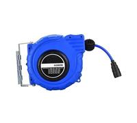 10/15/20M Automotive Aria Avvolgitubo Tubo Pneumatico PU Retrattile Automatico Bobina Telescopica Tamburo PU10x6.5 8x12 Smart Slow Retract(15M,Clamping tube10X6.5)