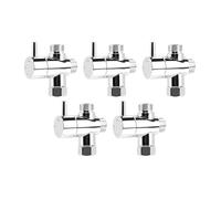 10-1PC Valvola deviatrice for soffione doccia a 3 vie G1/2 Adattatore for interruttore a tre funzioni Connettore for rubinetto for hotel e casa Accessori for il bagno(5PCS)