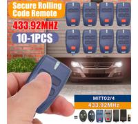 10-1PCS Telecomando Rolling Code sicuro per BFT B RCB02 RCB04 MITTO 2 Apricancello 433.92MHz Telecomando RF wireless 2/4 pulsanti