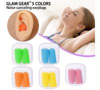 10/2 pezzi Tappi per le orecchie colorati - 5 colori, progettati per il sonno, blocco del rumore estremamente efficace, anti-russamento, efficaci per dormire, studiare, adatti per camera da letto, via