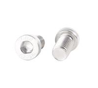 10/20/30/50/100 pz M4 M5 M6 M8 M10 M12 304 In Acciaio Inox A Esagono Incassato Sottile Basso Profilo Corto testa a tazza Vite a Brugola Bulloni con Zigrinatura(30pcs M8,50mm)