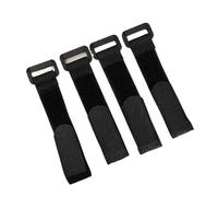 10/20/30/50/100pcs Riutilizzabili Gancio E Anello di Fissaggio Cinghie Nylon Nero Cavo Filo Regolabile Fascette organizzatore(2x15cm,100PCS)